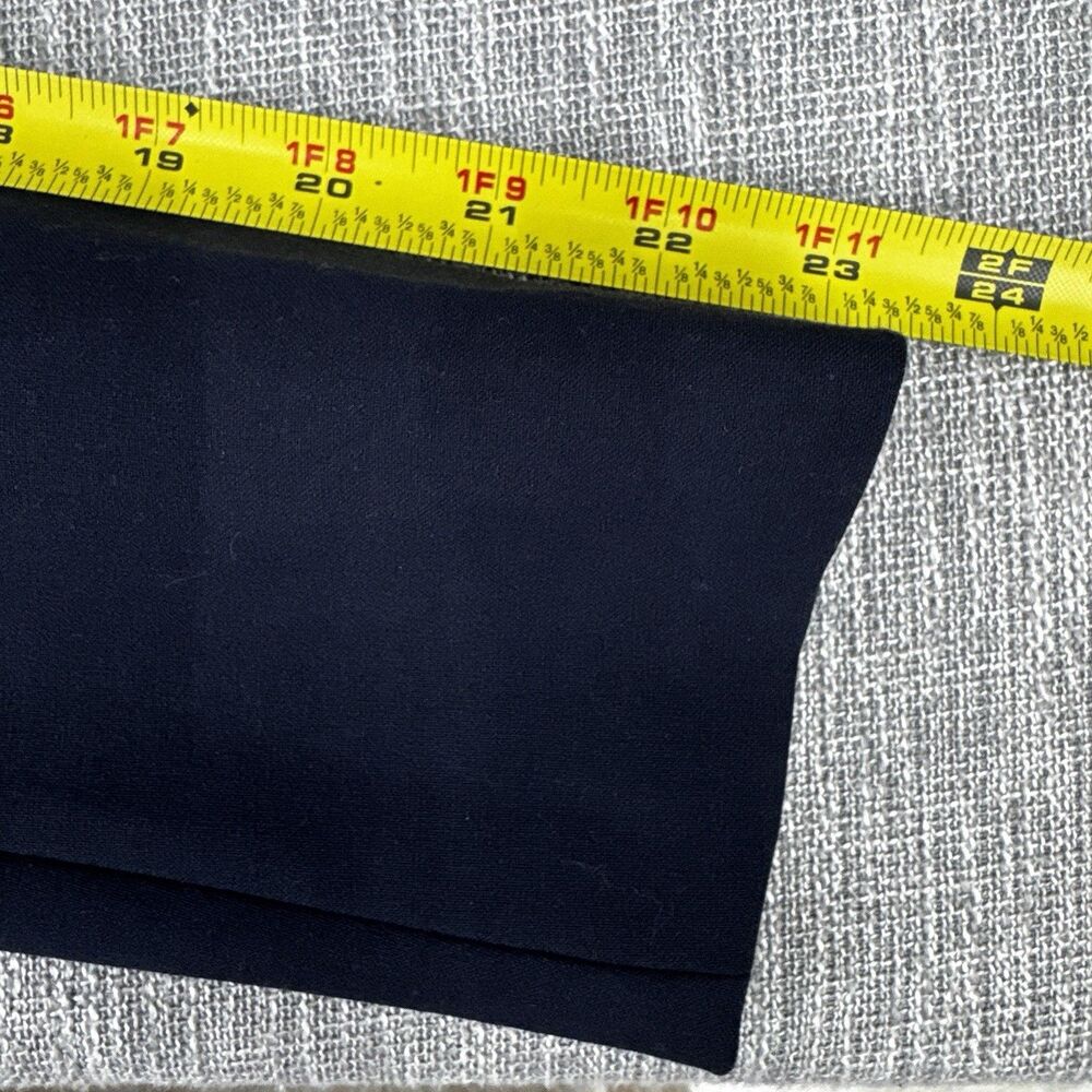 Ann Taylor Petite Navy Blue Sheath Dress & Blazer Suit Set Size 4P / 2P Workwear - Picture 9 of 16